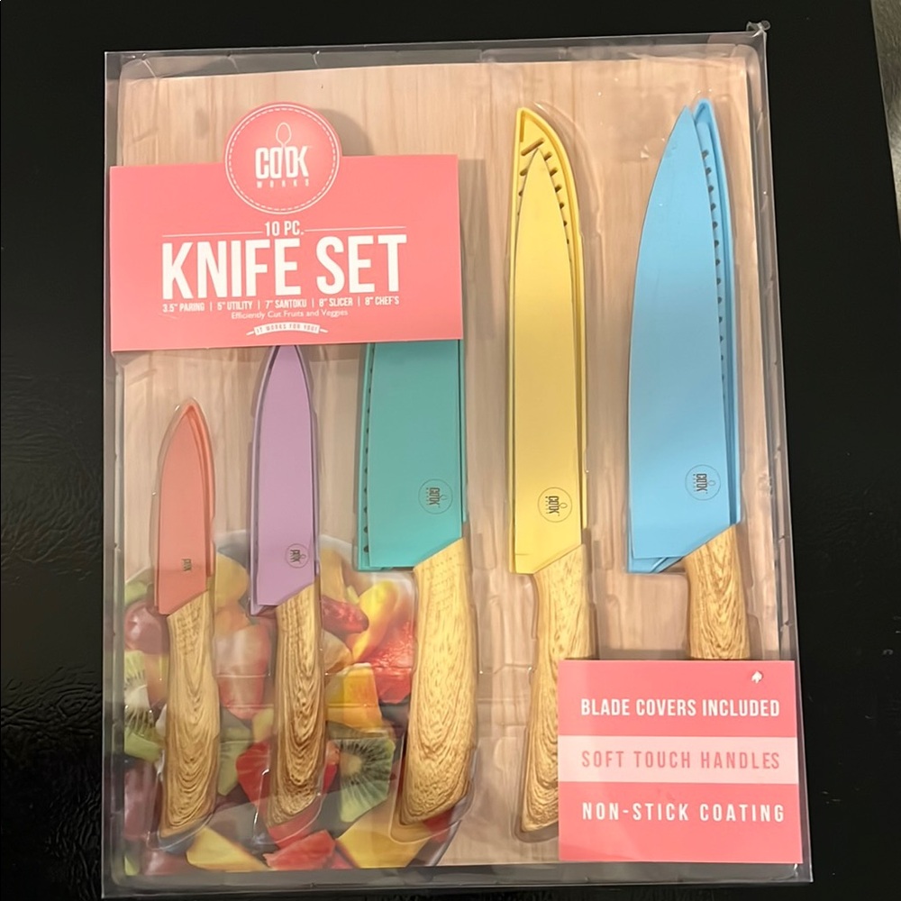 Cook Style Colorful Knife Set